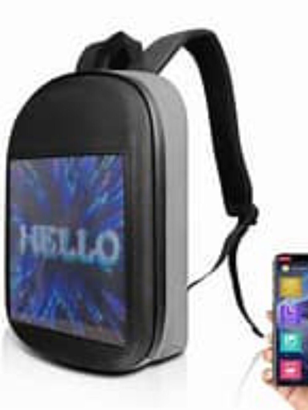 LED Backpack With Programmable Screen - Glow&Go - Picture 2 of 2